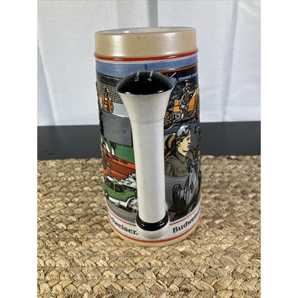 Budweiser Salutes "Chasing the Checkered Flag" 1991 Stein, No. 12801 race car - Picture 4 of 6
